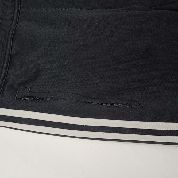Adidas climacool pull on black white stripe workout casual track pants sz XS - Picture 5 of 8
